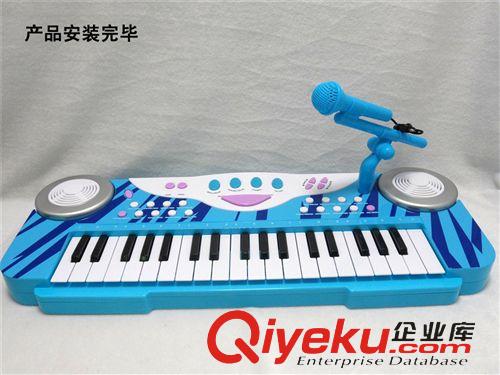 樂器系列 新款 37黑白琴鍵 電子琴附帶麥克風(fēng)+支架（廠家直銷、價(jià)格優(yōu)惠）原始圖片3
