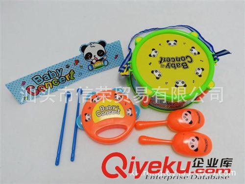 樂器系列 益智早教兒童教具 架子鼓沙錘鈴鼓樂器組合 打擊樂器原始圖片2