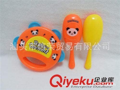 樂器系列 益智早教兒童教具 架子鼓沙錘鈴鼓樂器組合 打擊樂器原始圖片3
