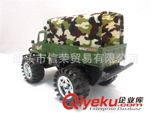 回力/慣性玩具 廠家直銷 jy迷彩慣性車 仿真軍事帆布車 慣性大卡車玩具