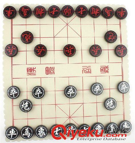 體育用品 七天文體 狂神亞克力象棋 中國象棋 黑白色4cm至6cm棋子 特重手感