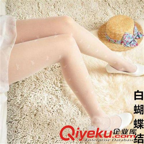 春夏用品 超薄款提花絲襪黑白色連褲襪女防勾絲打底襪子日系紋身襪廠家批發(fā)原始圖片2