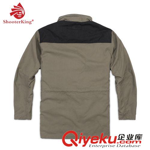 【超值清倉區(qū)】 SHOOTERKING 戶外沖鋒衣蜂蠟技術(shù)漁獵服裝色男士春秋款 H1106原始圖片2