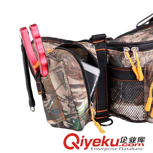 【戶外包類】 JUNGLEMAN加厚抗震路亞迷彩斜挎腰包路亞包漁具包釣魚腰包 T287原始圖片3