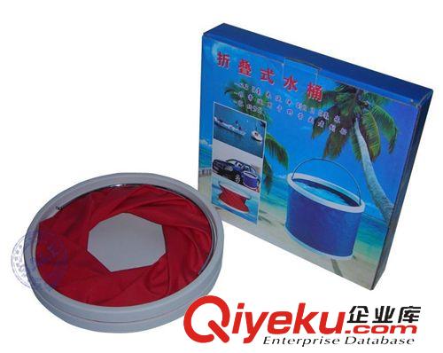 汽車清潔保養(yǎng)類 9L/11L升汽車便攜式水桶 車載水桶 戶外折疊水桶 牛津布釣魚水桶原始圖片2