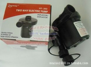 充氣工具 HT-202充抽二用車(chē)載電泵 多功能3氣嘴 家用220V和車(chē)載12V均適用