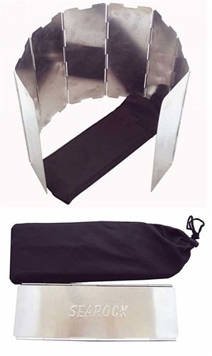 燒烤炊具 戶外野餐擋風板 野餐用品　燒烤必備品　鋁合金擋風板 防風板原始圖片2