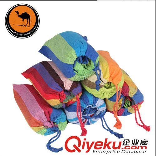 野營(yíng)雜品 吊床 戶外雙人帆布 室內(nèi)加厚加寬 寢室宿舍野外 成人兒童秋千原始圖片3