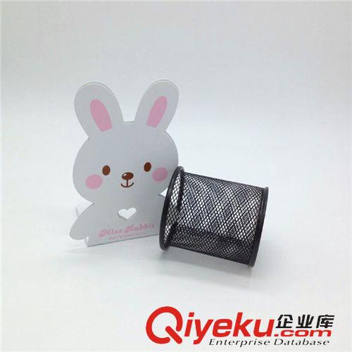 新品促銷專區 批發辦公用品 防銹鐵絲網筆筒 簡約 耐用 網狀圓形金屬筆筒原始圖片3