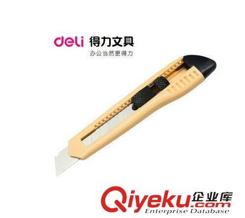 財會用品系列 批發(fā)zp得力2003美工刀 塑料美工刀 大號美工刀 裁紙刀 辦公用品原始圖片2