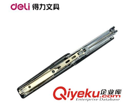 財會用品系列 批發得力zp0221商務輕巧型訂書機 帶起釘器功能辦公用品10號釘原始圖片2