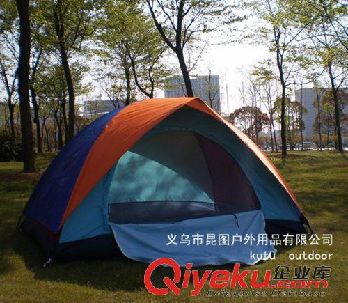 戶外野營帳篷 批發戶外雙人雙層防雨帳篷 野營帳篷 旅游露營登山帳篷 2-3人帳篷原始圖片2