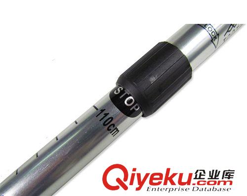 其他戶外用品 批發 帶led燈+指南針登山杖 4節收縮登山杖  鋁合金材質登山手杖原始圖片3