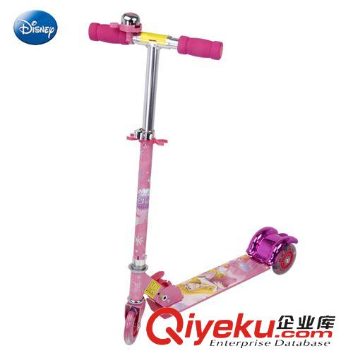 兒童滑板車 DISNEY/迪士尼zp滑板車兒童三輪閃光滑車寶寶踏板車 批發(fā)零售
