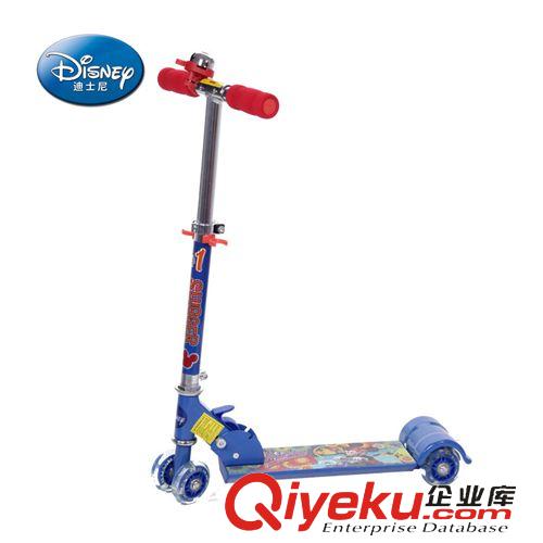 兒童滑板車 DISNEY/迪士尼zp滑板車兒童三輪閃光滑車寶寶踏板車 批發(fā)零售原始圖片2
