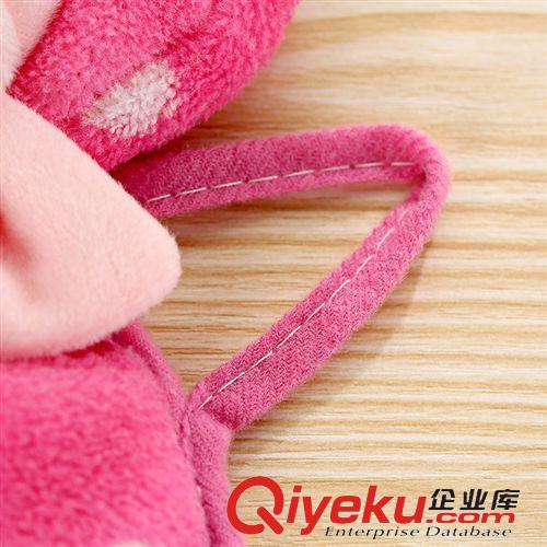 健康衛浴 方形卡通頭擦手巾 創意可掛式擦手帕 廚房加厚刺繡吸水絨毛巾 47g原始圖片2