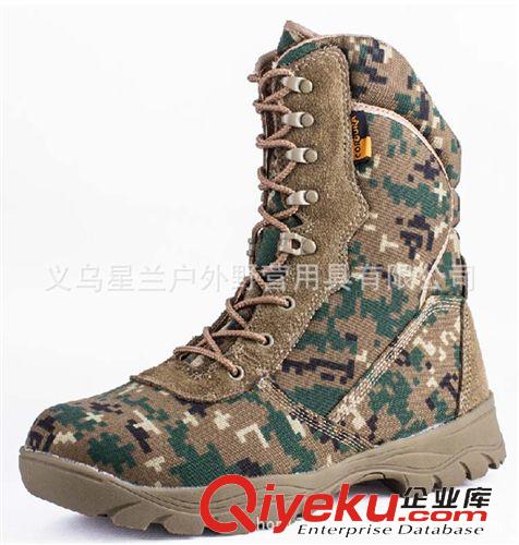 軍靴 戰術靴 尖峰縱隊高幫靴 沙漠靴 頭層牛皮 高幫戰術靴 廠家直銷