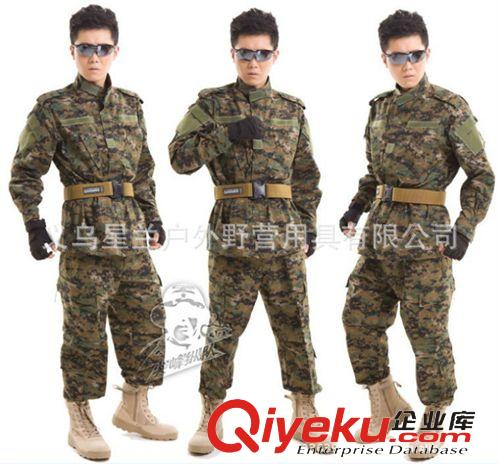 jy服裝 迷彩服 我是特種兵迷彩服套裝 美軍野戰迷彩服戶外叢林作訓服真人cs服裝原始圖片2