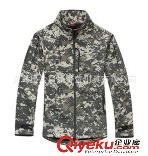 鯊魚皮沖鋒衣褲 尖峰縱隊 我是特種兵2同款抓絨衣 鯊魚皮軟殼沖鋒衣 防風防水衣服原始圖片2