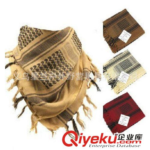 戶外帽子 戶外戰術偽裝圍巾 多功能純棉保暖圍脖防風防沙 阿拉伯方巾男女款