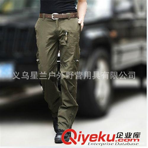 戶外休閑褲 清倉大量現貨戶外休閑軍褲 101空降師軍綠色傘兵長褲沖鋒褲1001
