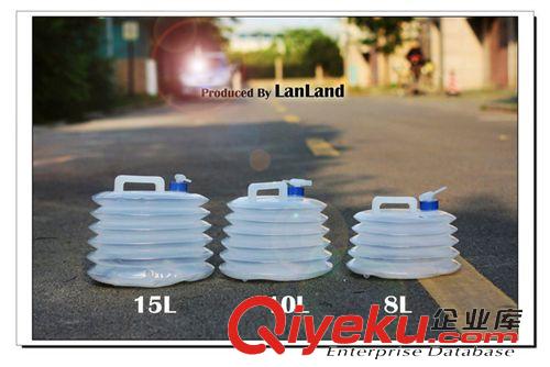 其他戶外用品 Lan Land 3-15L 戶外折疊水桶水壺 折疊水袋食品級PE飲用水/泉水原始圖片3