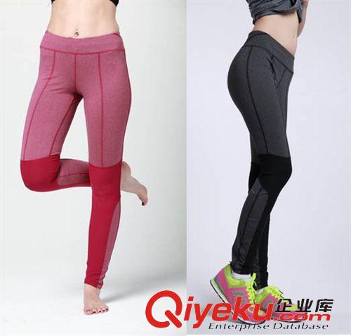 瑜伽慢跑騎行 外貿(mào)原單 女款 萊卡緊身彈力 瑜伽褲 跑步褲 運動中褲