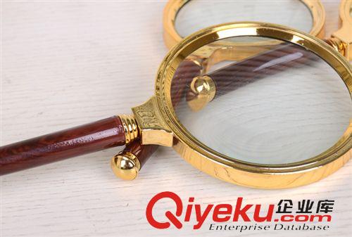 精品推薦 9元9貨源 手持放大鏡10倍 紅木手柄閱讀放大鏡 品質保障原始圖片2