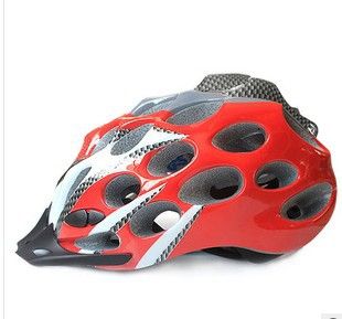 騎行頭盔 41孔山地自行車一體成型蜂窩型頭盔 騎行裝備安全帽原始圖片2