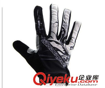 騎行手套 HANDCREW男女自行車手套長指騎行手套全指春夏 防滑減震 單車裝備原始圖片3