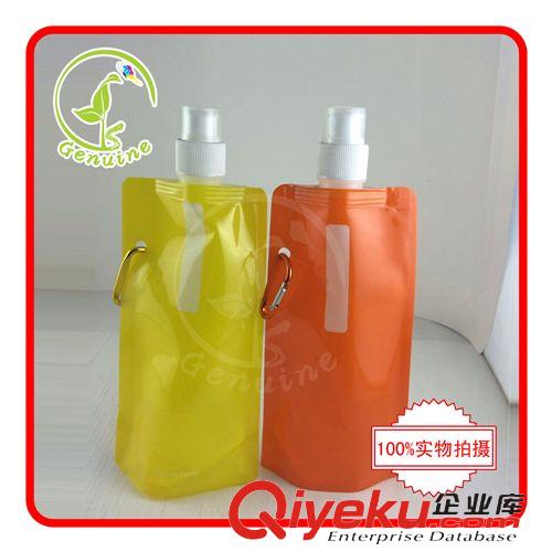 庫存絲印 (F5) 原色 便攜折疊水袋/戶外裝備水壺/飲水袋原始圖片3