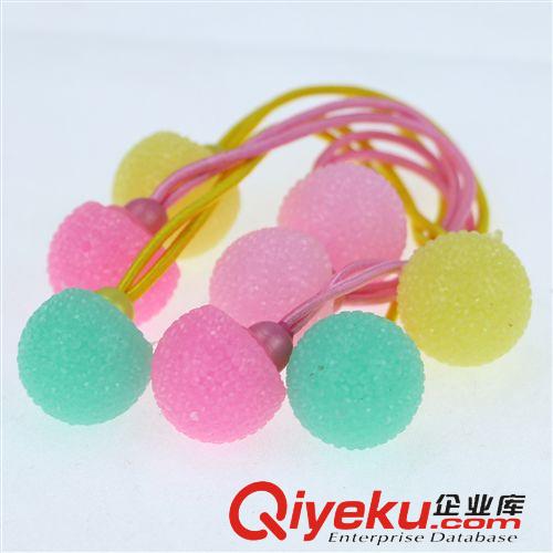 2元至多元精品店 新款雙頭糖果色頭繩環(huán)保樹脂料發(fā)圈頭飾義烏精品批發(fā)tj熱賣原始圖片2