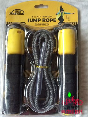 文體用品 計(jì)數(shù)跳繩/ 成人卡路里負(fù)重jf健身專用跳繩 9.9 十元店貨源原始圖片3