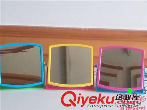 鏡子 方形加圓雙面鏡 彩色臺式化妝鏡子 9.9十元店貨源 義烏精品批發(fā)原始圖片2