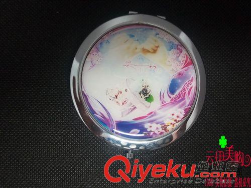 鏡子 C24008 金屬化妝鏡 甜蜜時(shí)光鏡子 9.9 十元店貨源義烏精品批發(fā)原始圖片2