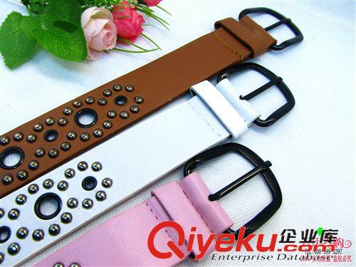 腰帶 女針扣寬腰帶柳釘女士韓版時(shí)尚百搭皮帶 9.9 十元店貨源百貨