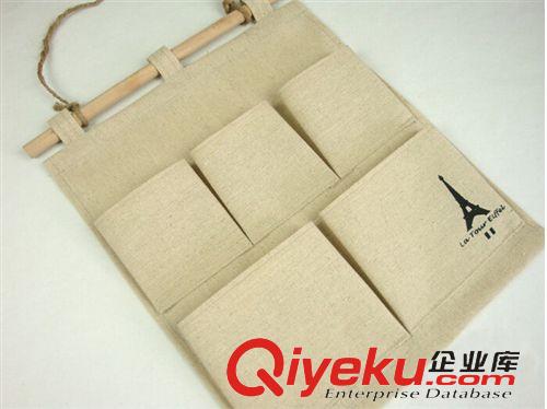 收納用品 5兜掛袋 壁掛式收納袋 多層布藝雜物收納袋 十元店貨源 義烏批發原始圖片2