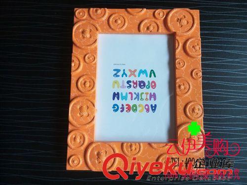 相框 義烏工藝品批發 時尚精美7寸塑料相框 掛墻相框擺件 十元店貨源原始圖片3