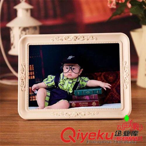 相框 義烏相框批發(fā)時(shí)尚精美7寸塑料相框擺件 9.9十元店貨源