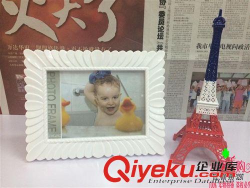 相框 工藝品批發 7寸塑料相框 藝術立式畫框 簡約典雅 十元店貨源原始圖片3