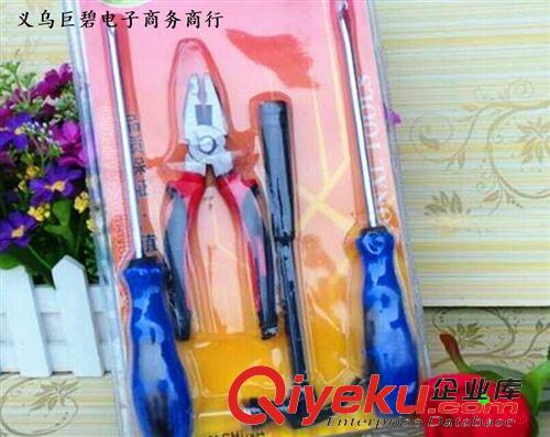五金工具 十元店貨源 螺絲刀 家用4件工具組合套裝十元店貨源義烏精品批發原始圖片2