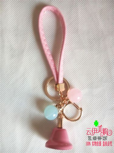 鑰匙扣 十元店貨源 果凍鈴鐺包扣 鑰匙扣 9.9元批發  義烏精品批發原始圖片2
