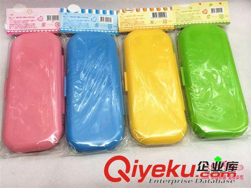 餐具 卡通盒裝便攜式餐具三件套筷勺叉套裝 套裝禮品  十元店貨源原始圖片3