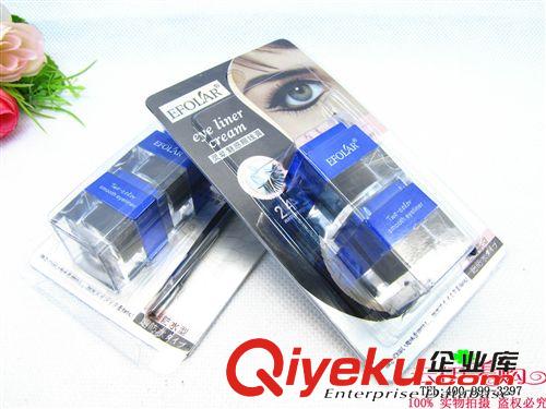 化妝品 不暈染眼線膏+眼線掃 黑色 化妝品 彩妝 十元店貨源 義烏批發(fā)原始圖片2