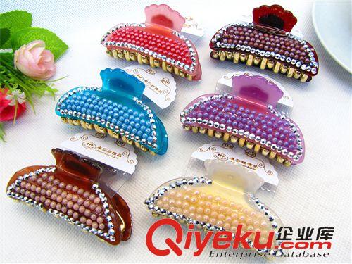 飾品 10公分抓子發夾 gd鑲鉆發抓 9.9十元店貨源 義烏精品批發原始圖片2
