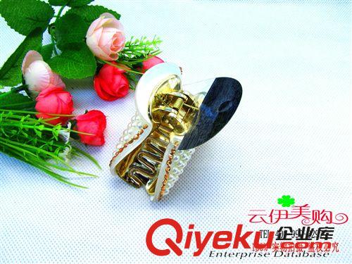 飾品 10公分抓子發夾 gd鑲鉆發抓 9.9十元店貨源 義烏精品批發原始圖片3