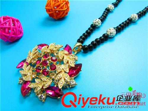 飾品 時尚百搭長款復古女掛件鑲鉆毛衣鏈 9.9 十元店貨源 義烏精品批發原始圖片2