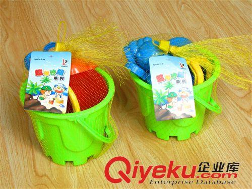 每月新品 熱賣沙灘玩具 沙桶工具五件套裝 9.9 十元店貨源 義烏玩具批發原始圖片2