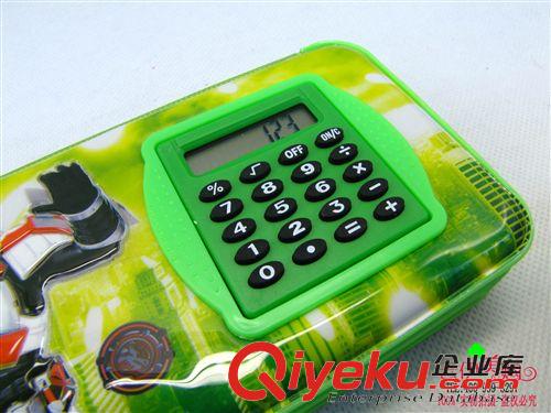 文體用品 雙面磁性  帶計(jì)算器鉛筆盒  文具盒 9.9 十元店貨源 義烏百貨批發(fā)原始圖片3