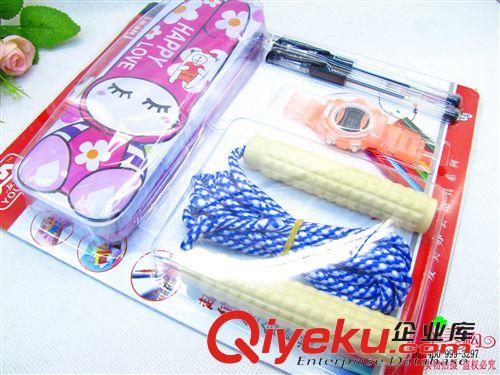 文體用品 新品爆款文具盒 跳繩 手表 筆套裝十元店貨源百貨 義烏精品批發(fā)原始圖片2